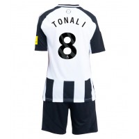 Maglia Calcio Newcastle United Sandro Tonali #8 Prima Divisa Bambino 2024-25 Manica Corta (+ pantaloncini)